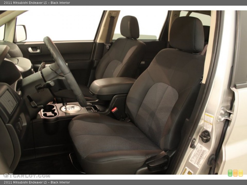 Black Interior Front Seat for the 2011 Mitsubishi Endeavor LS #75909989