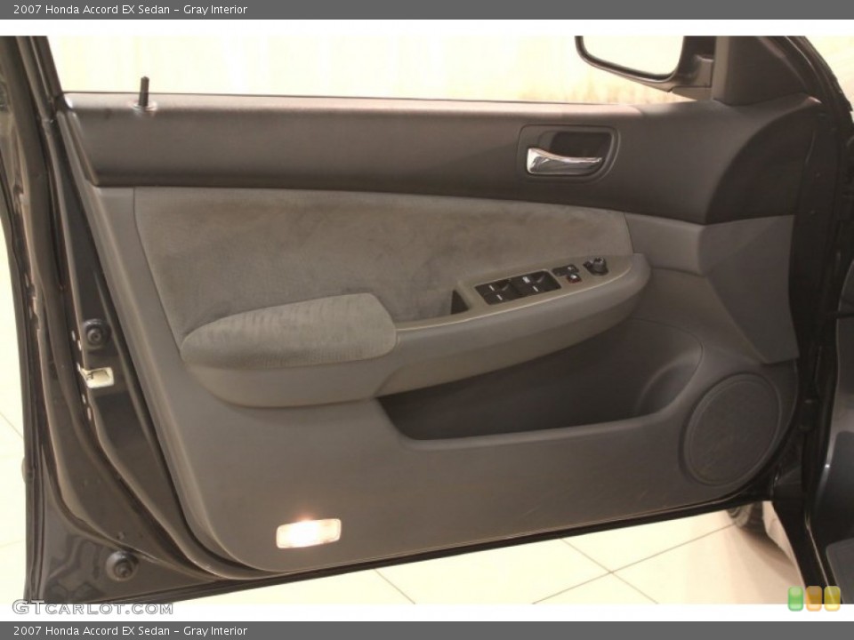 Gray Interior Door Panel for the 2007 Honda Accord EX Sedan #75910403