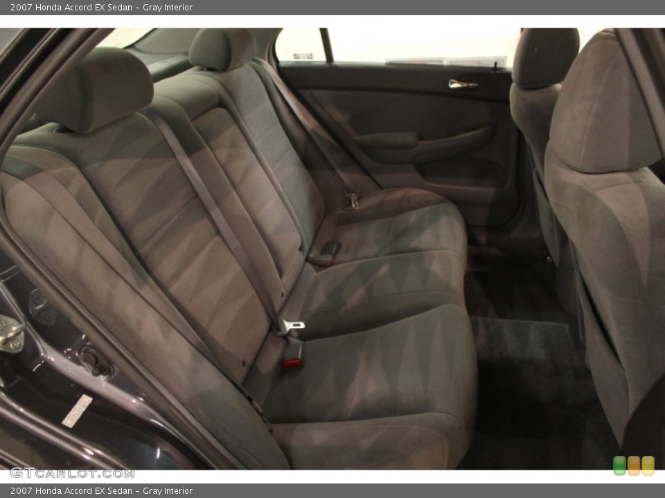 Gray Interior Rear Seat for the 2007 Honda Accord EX Sedan #75910526