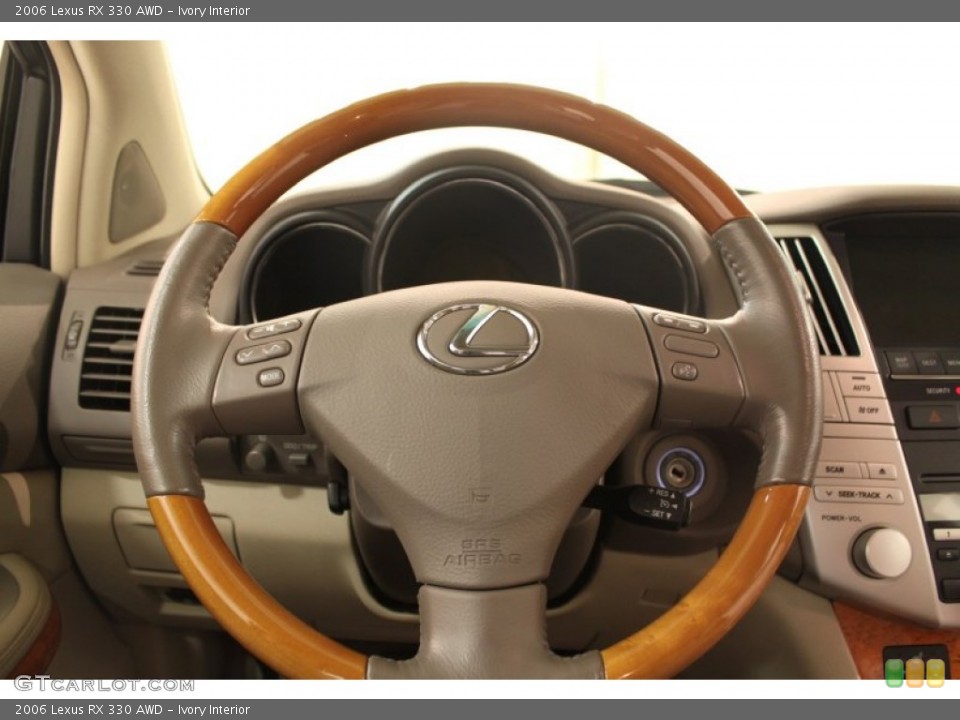 Ivory Interior Steering Wheel for the 2006 Lexus RX 330 AWD #75911911