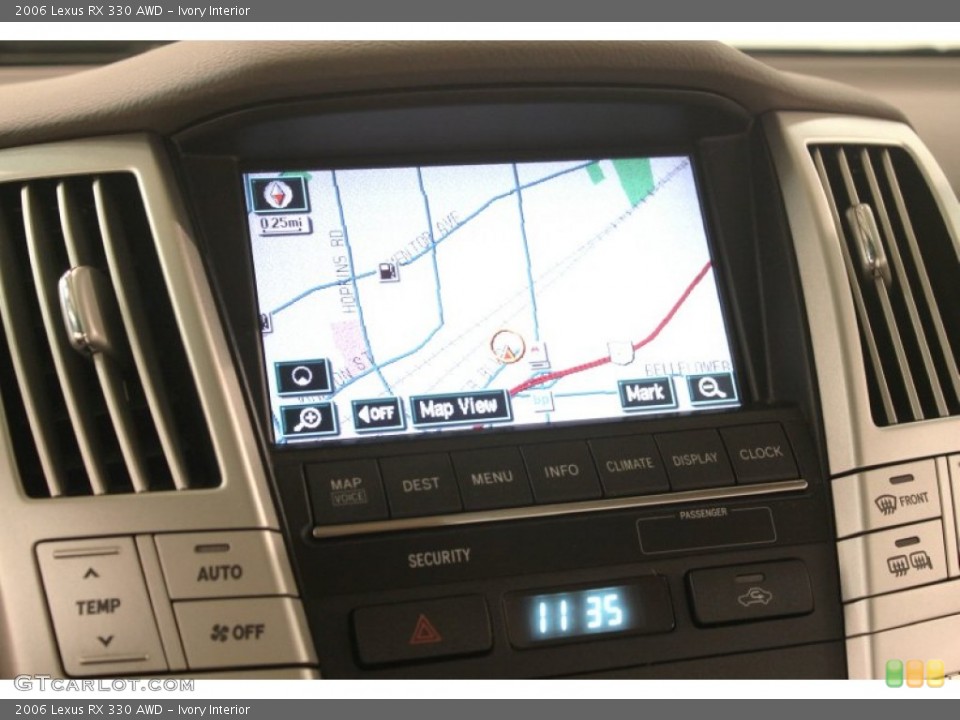 Ivory Interior Navigation for the 2006 Lexus RX 330 AWD #75911957