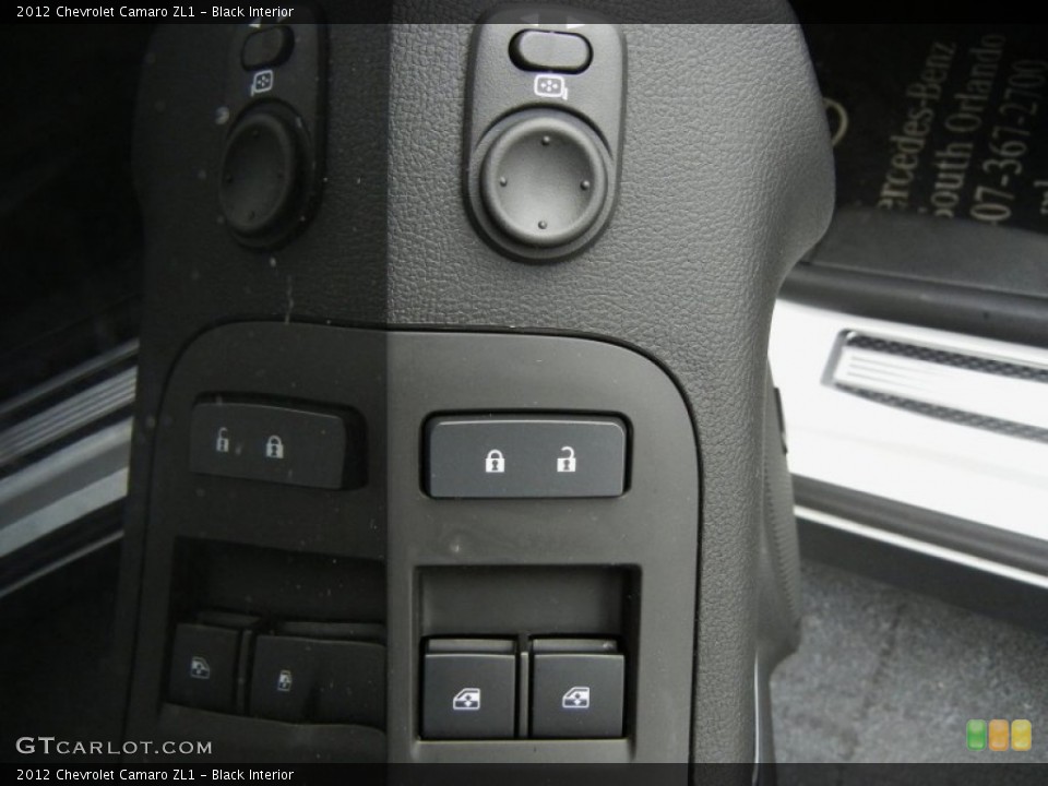 Black Interior Controls for the 2012 Chevrolet Camaro ZL1 #75912461