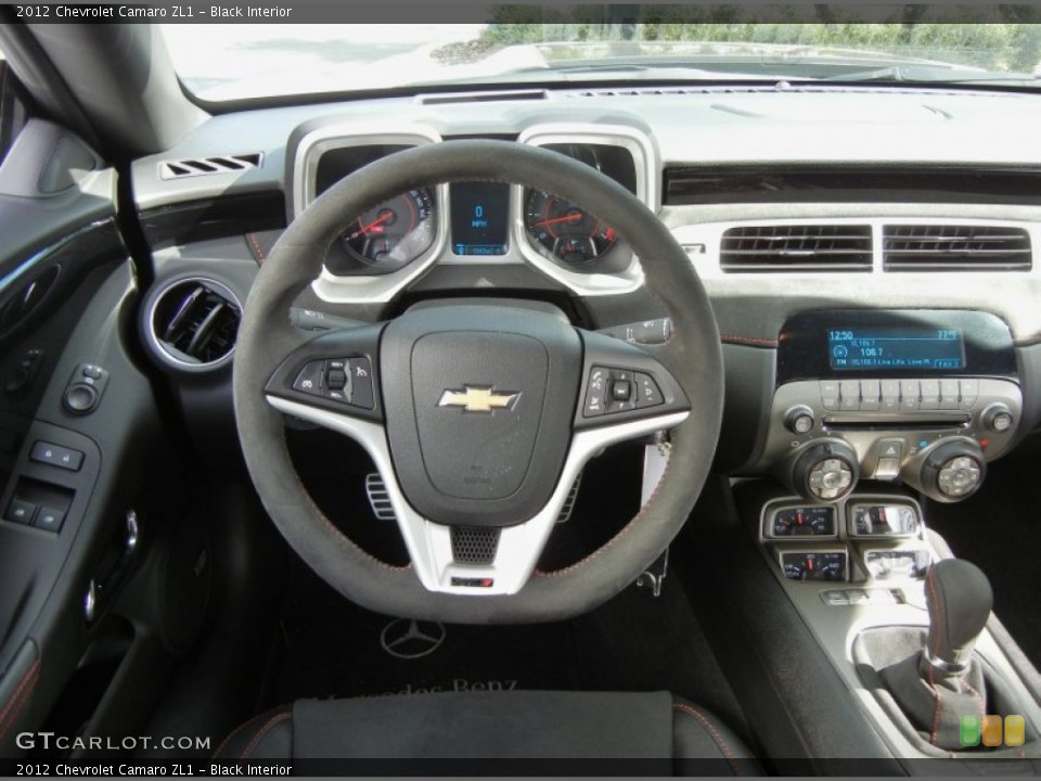 Black Interior Dashboard for the 2012 Chevrolet Camaro ZL1 #75912556
