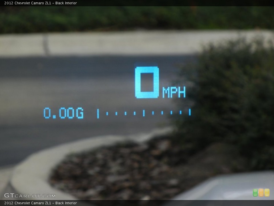 Black Interior Gauges for the 2012 Chevrolet Camaro ZL1 #75912581