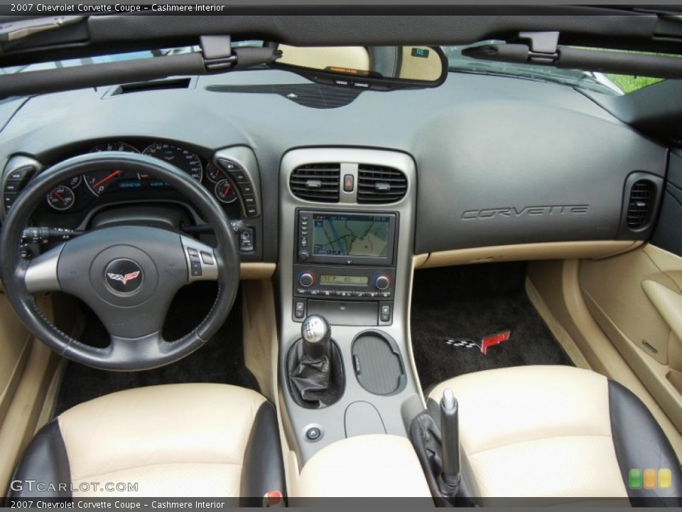 Cashmere Interior Dashboard for the 2007 Chevrolet Corvette Coupe #75913423