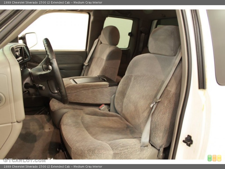 Medium Gray Interior Front Seat for the 1999 Chevrolet Silverado 1500 LS Extended Cab #75913943