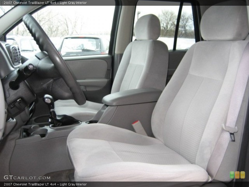 Light Gray Interior Front Seat for the 2007 Chevrolet TrailBlazer LT 4x4 #75914789