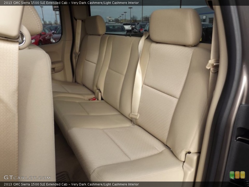 Very Dark Cashmere/Light Cashmere Interior Rear Seat for the 2013 GMC Sierra 1500 SLE Extended Cab #75914794