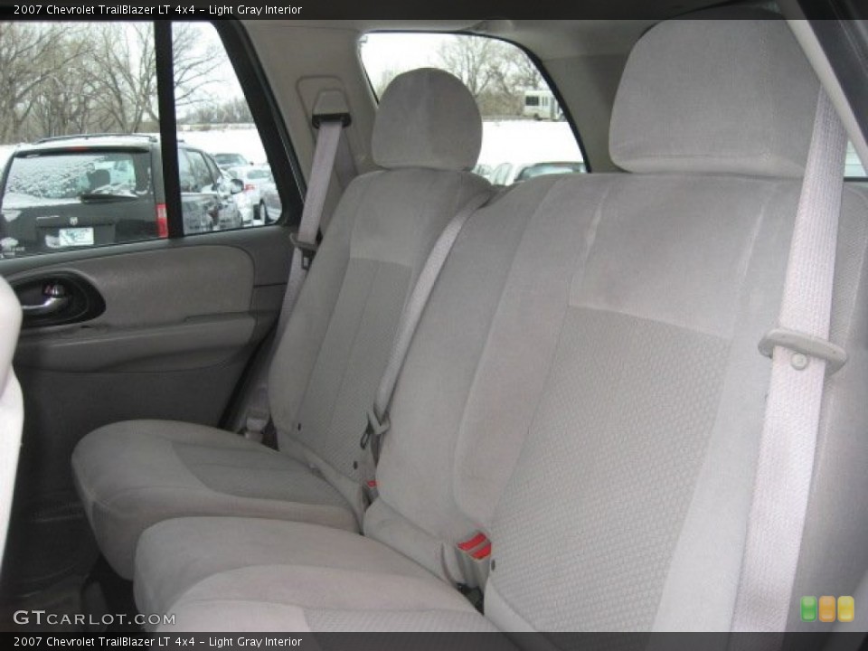 Light Gray Interior Rear Seat for the 2007 Chevrolet TrailBlazer LT 4x4 #75914802