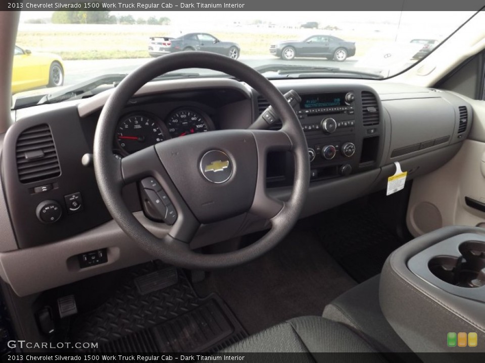 Dark Titanium Interior Photo for the 2013 Chevrolet Silverado 1500 Work Truck Regular Cab #75915010