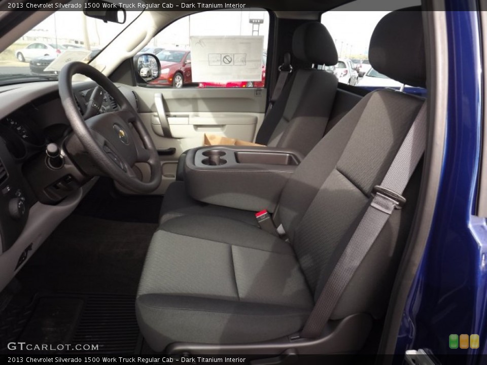 Dark Titanium Interior Photo for the 2013 Chevrolet Silverado 1500 Work Truck Regular Cab #75915041