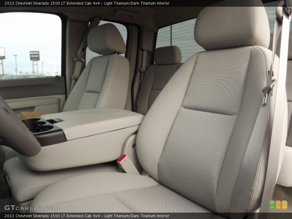 Light Titanium/Dark Titanium Interior Front Seat for the 2013 Chevrolet Silverado 1500 LT Extended Cab 4x4 #75915311