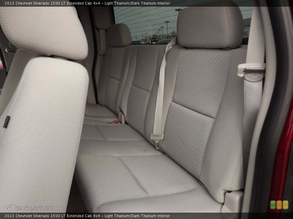 Light Titanium/Dark Titanium Interior Rear Seat for the 2013 Chevrolet Silverado 1500 LT Extended Cab 4x4 #75915332