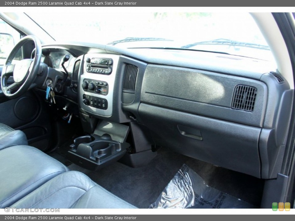 Dark Slate Gray Interior Dashboard for the 2004 Dodge Ram 2500 Laramie Quad Cab 4x4 #75916723