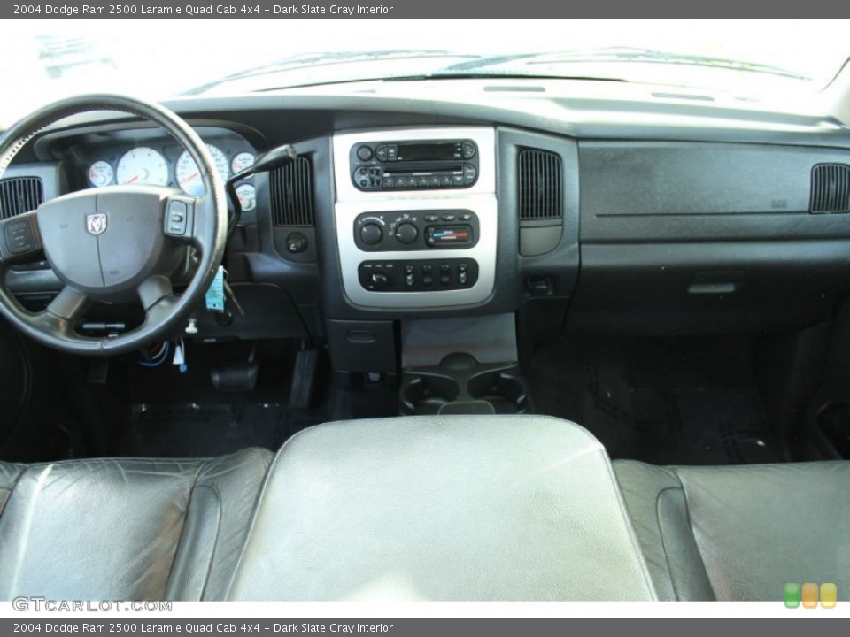 Dark Slate Gray Interior Dashboard for the 2004 Dodge Ram 2500 Laramie Quad Cab 4x4 #75917018