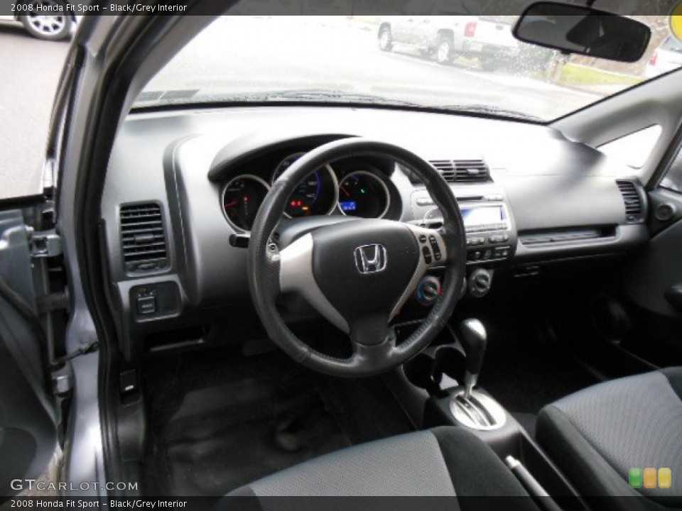 Black/Grey Interior Dashboard for the 2008 Honda Fit Sport #75917399