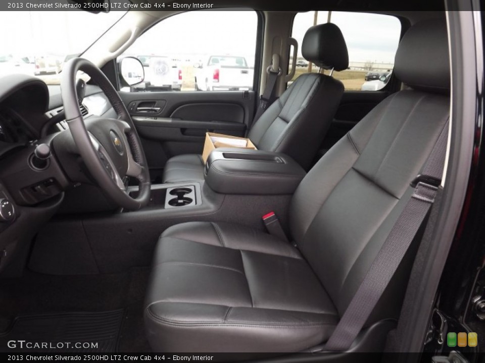 Ebony Interior Photo for the 2013 Chevrolet Silverado 2500HD LTZ Crew Cab 4x4 #75918191