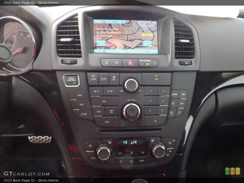 Ebony Interior Controls for the 2013 Buick Regal GS #75918790