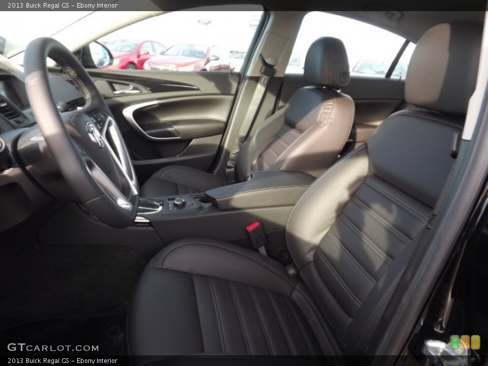 Ebony Interior Front Seat for the 2013 Buick Regal GS #75918797