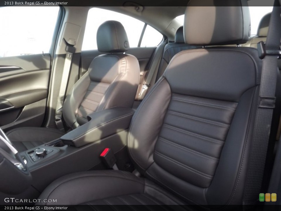 Ebony Interior Front Seat for the 2013 Buick Regal GS #75918806