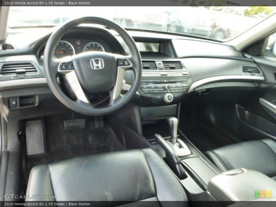 Black Interior Prime Interior for the 2010 Honda Accord EX-L V6 Sedan #75918890