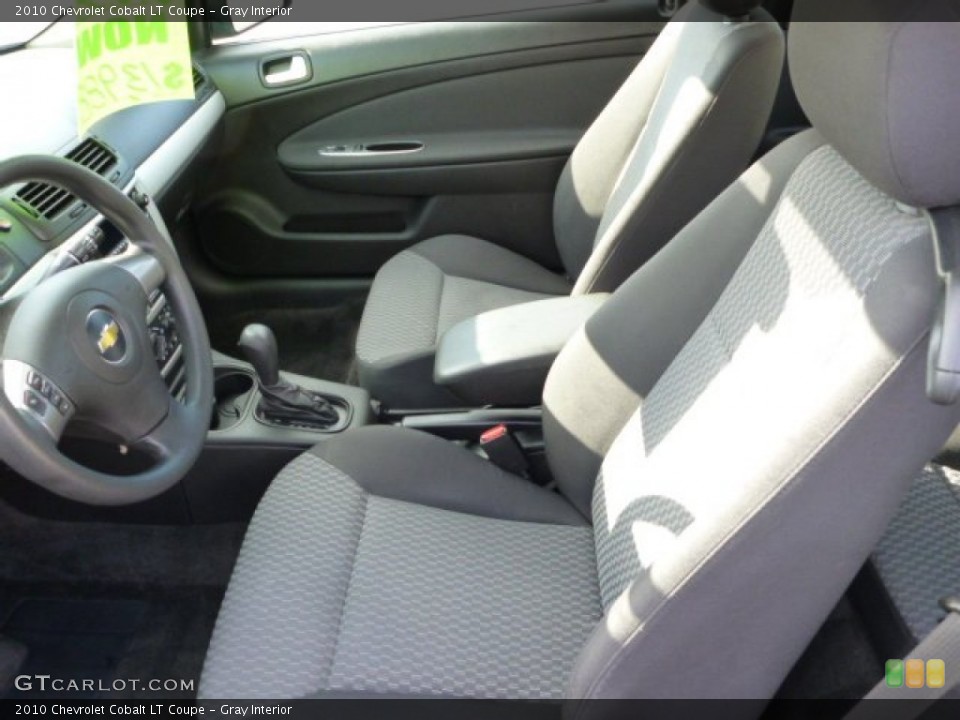 Gray Interior Front Seat for the 2010 Chevrolet Cobalt LT Coupe #75920135