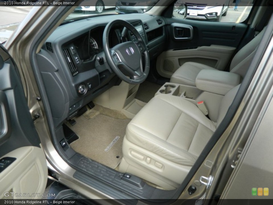 Beige 2010 Honda Ridgeline Interiors