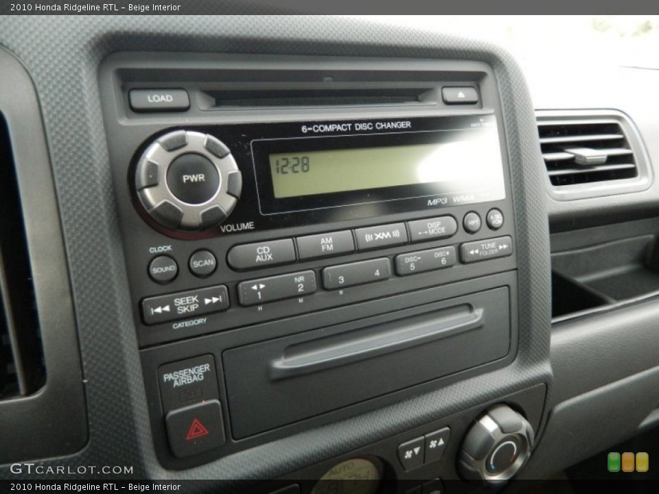 Beige Interior Audio System for the 2010 Honda Ridgeline RTL #75923462