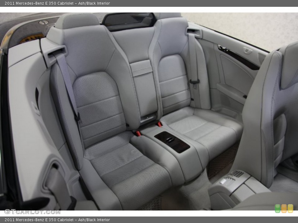Ash/Black Interior Rear Seat for the 2011 Mercedes-Benz E 350 Cabriolet #75926930