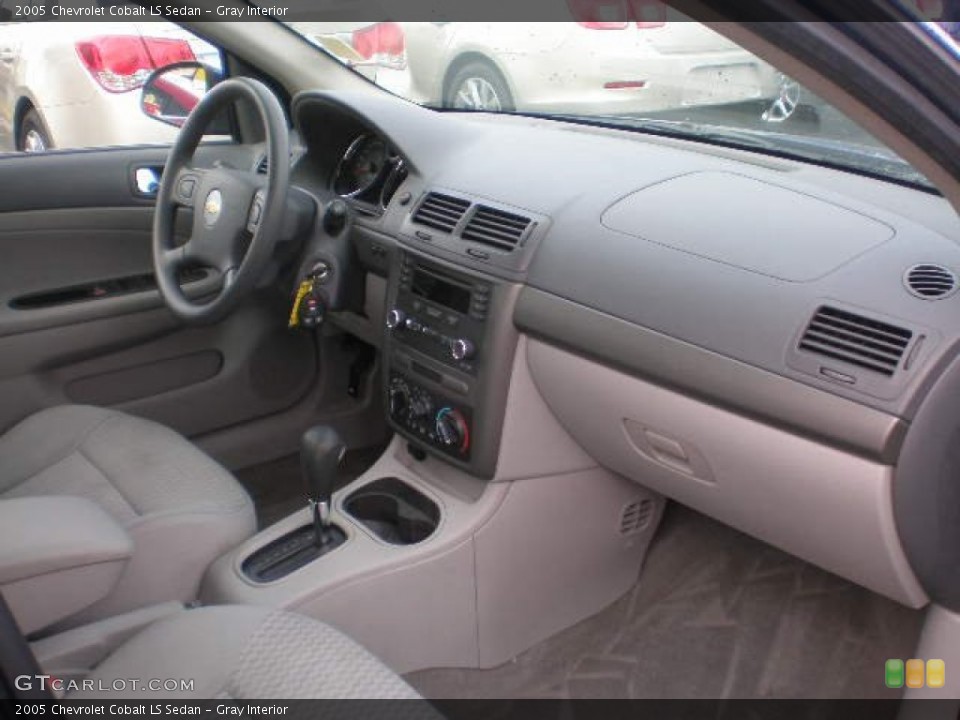 Gray Interior Dashboard for the 2005 Chevrolet Cobalt LS Sedan #75926959