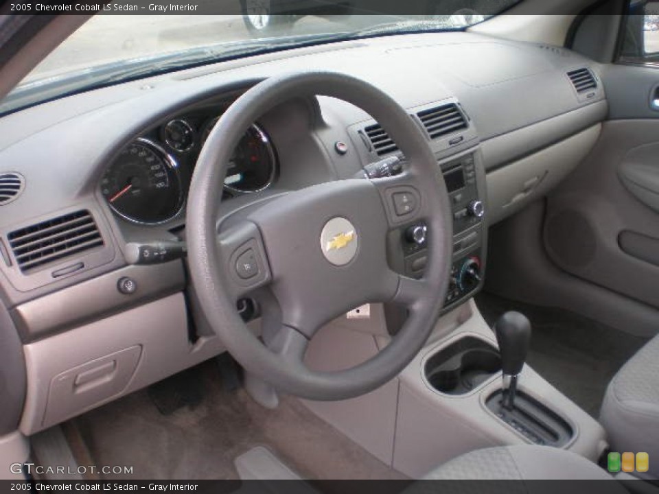 Gray Interior Prime Interior for the 2005 Chevrolet Cobalt LS Sedan #75927135