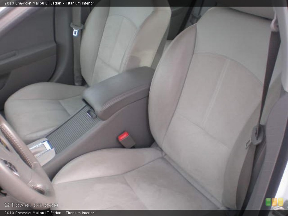 Titanium Interior Front Seat for the 2010 Chevrolet Malibu LT Sedan #75927604