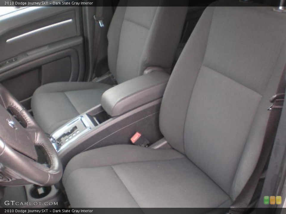 Dark Slate Gray Interior Front Seat for the 2010 Dodge Journey SXT #75928282