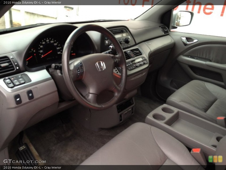 Gray Interior Prime Interior for the 2010 Honda Odyssey EX-L #75929527