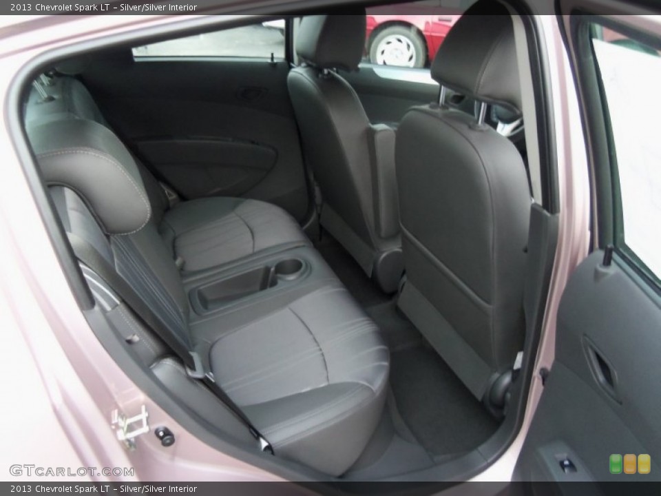 Silver/Silver Interior Rear Seat for the 2013 Chevrolet Spark LT #75930388