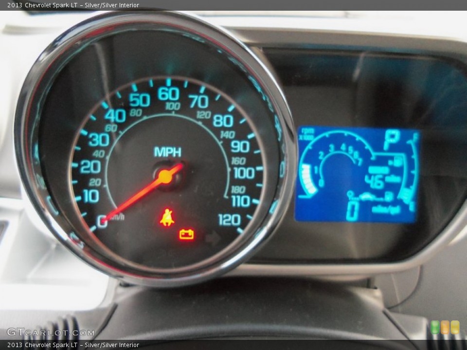 Silver/Silver Interior Gauges for the 2013 Chevrolet Spark LT #75930559