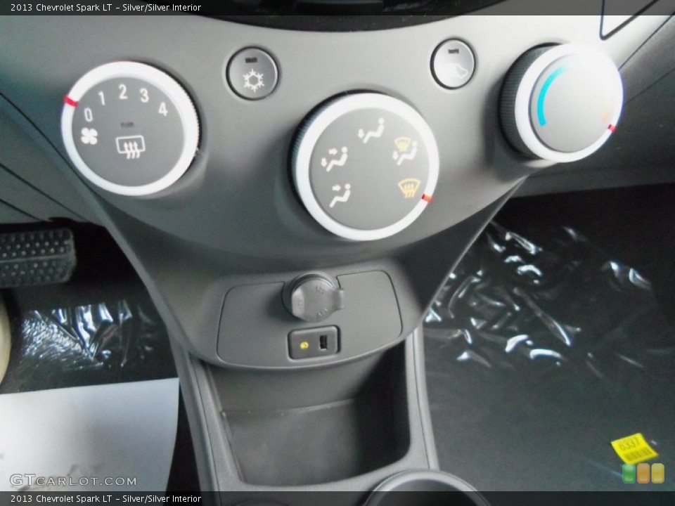 Silver/Silver Interior Controls for the 2013 Chevrolet Spark LT #75930651