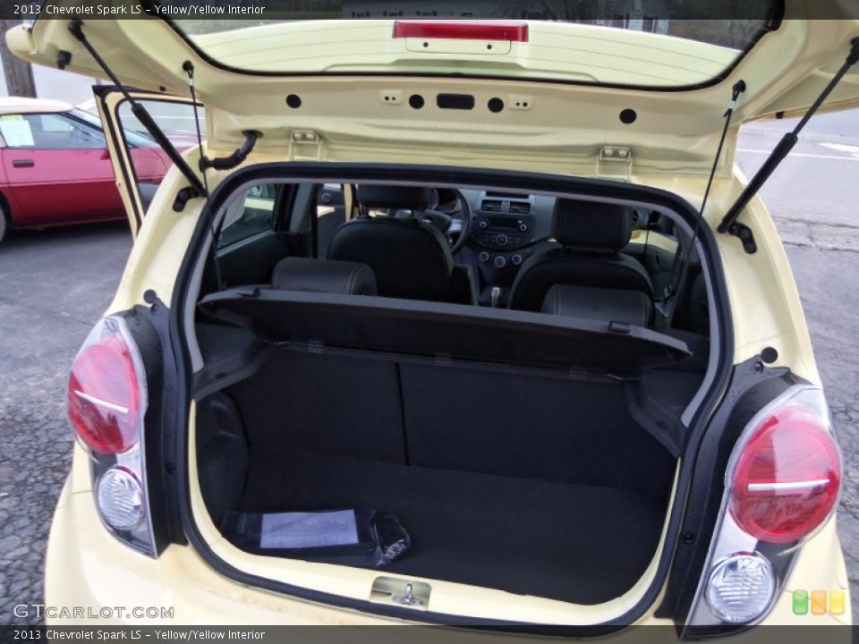 Yellow/Yellow Interior Trunk for the 2013 Chevrolet Spark LS #75931210