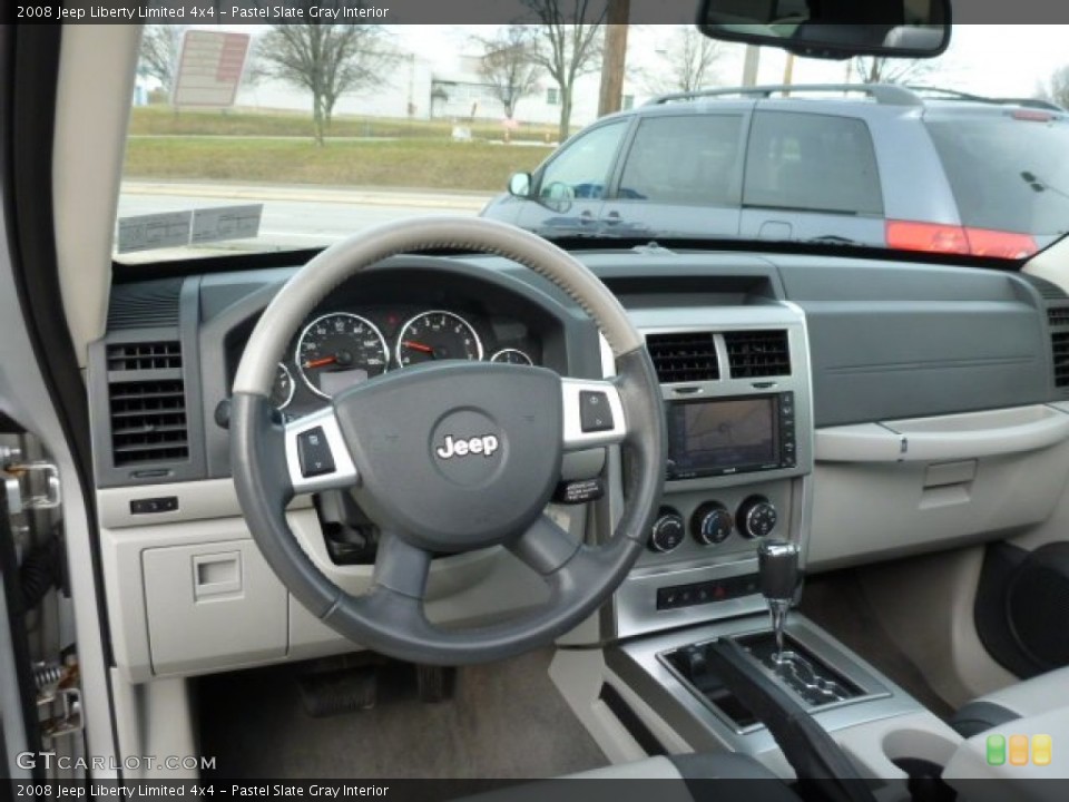 Pastel Slate Gray Interior Dashboard for the 2008 Jeep Liberty Limited 4x4 #75933619