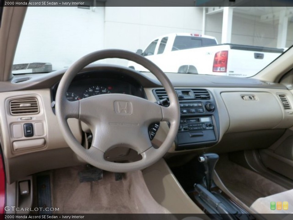 Ivory Interior Dashboard for the 2000 Honda Accord SE Sedan #75934308