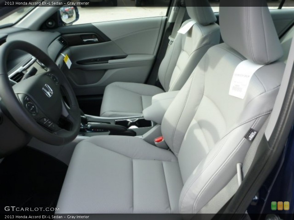 Gray Interior Front Seat for the 2013 Honda Accord EX-L Sedan #75934603