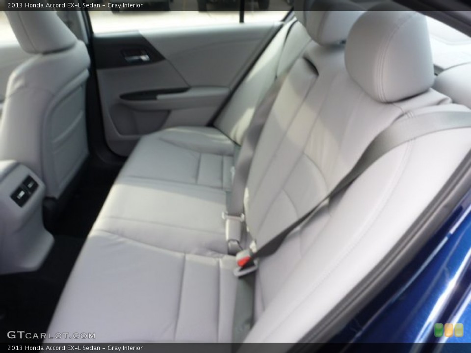 Gray Interior Rear Seat for the 2013 Honda Accord EX-L Sedan #75934612