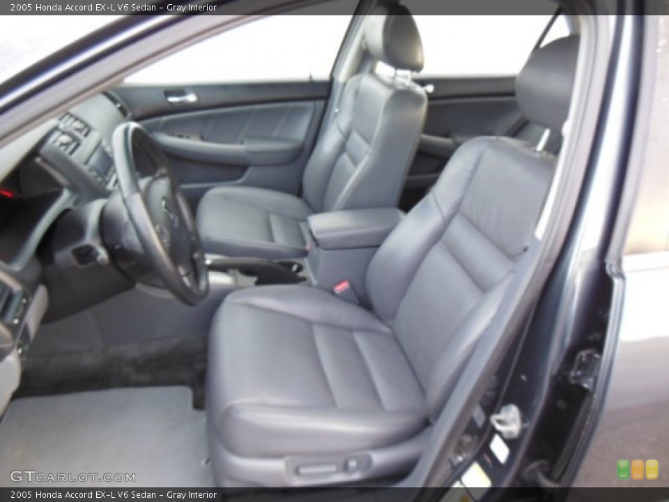 Gray Interior Front Seat for the 2005 Honda Accord EX-L V6 Sedan #75935633