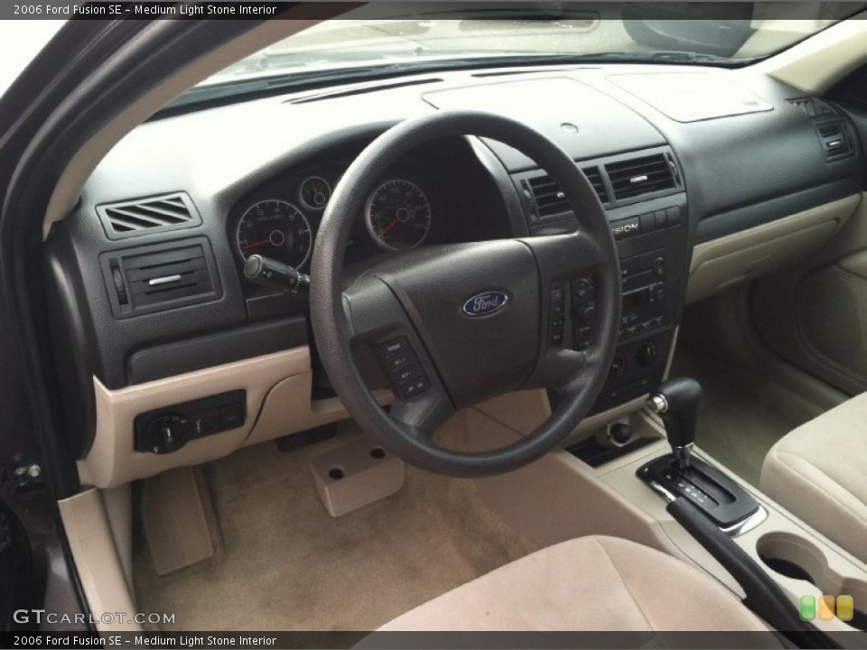 Medium Light Stone Interior Prime Interior for the 2006 Ford Fusion SE #75935706