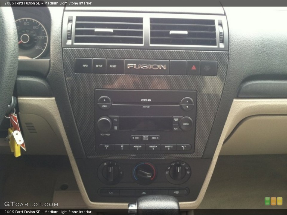 Medium Light Stone Interior Controls for the 2006 Ford Fusion SE #75935993