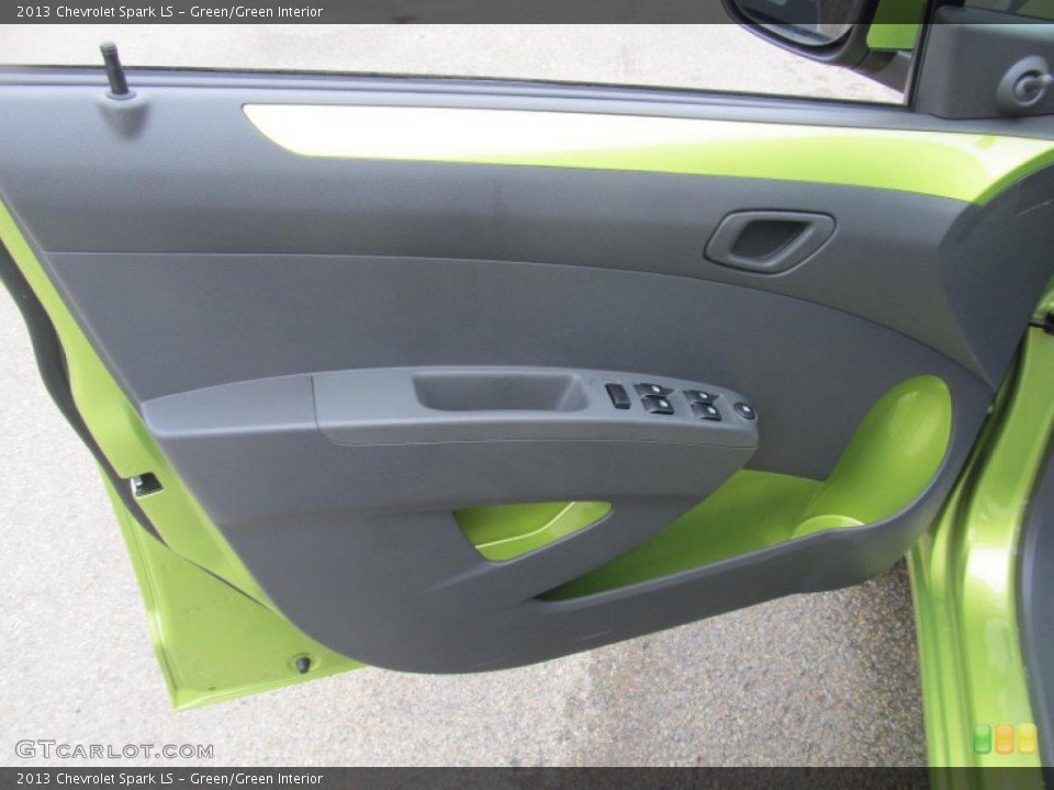 Green/Green Interior Front Seat for the 2013 Chevrolet Spark LS #75938188