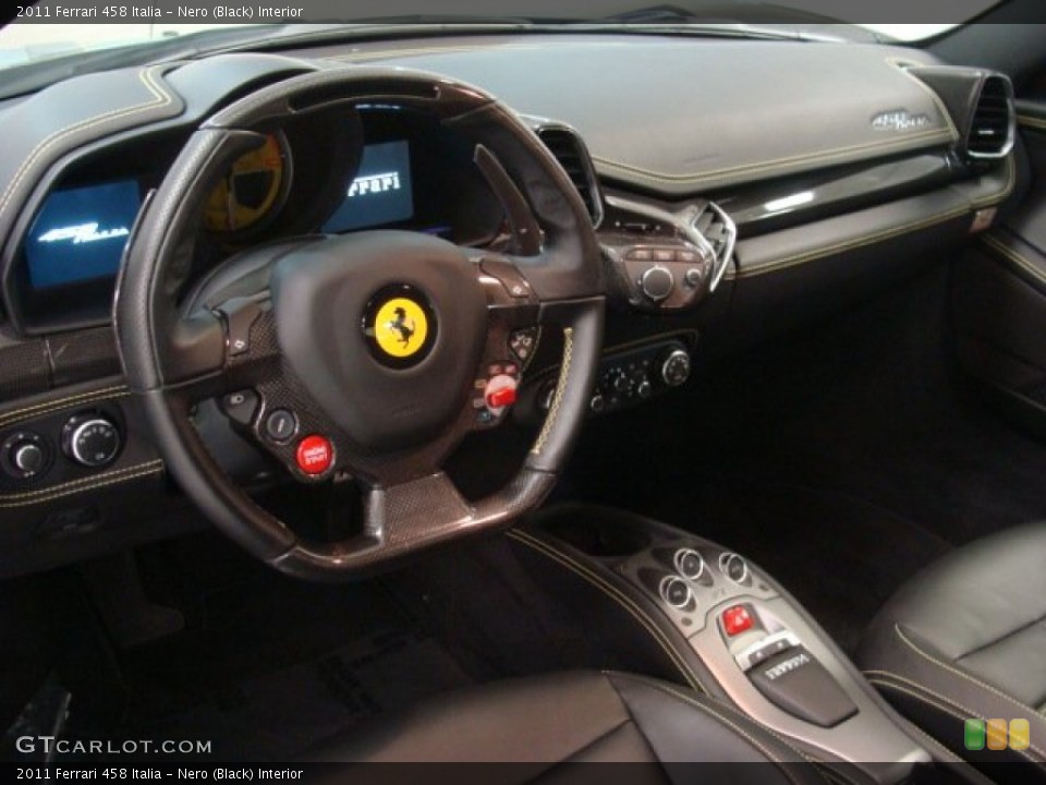 Nero (Black) Interior Dashboard for the 2011 Ferrari 458 Italia #75939864