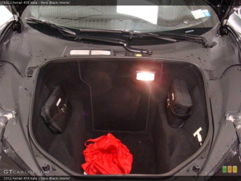 Nero (Black) Interior Trunk for the 2011 Ferrari 458 Italia #75940179
