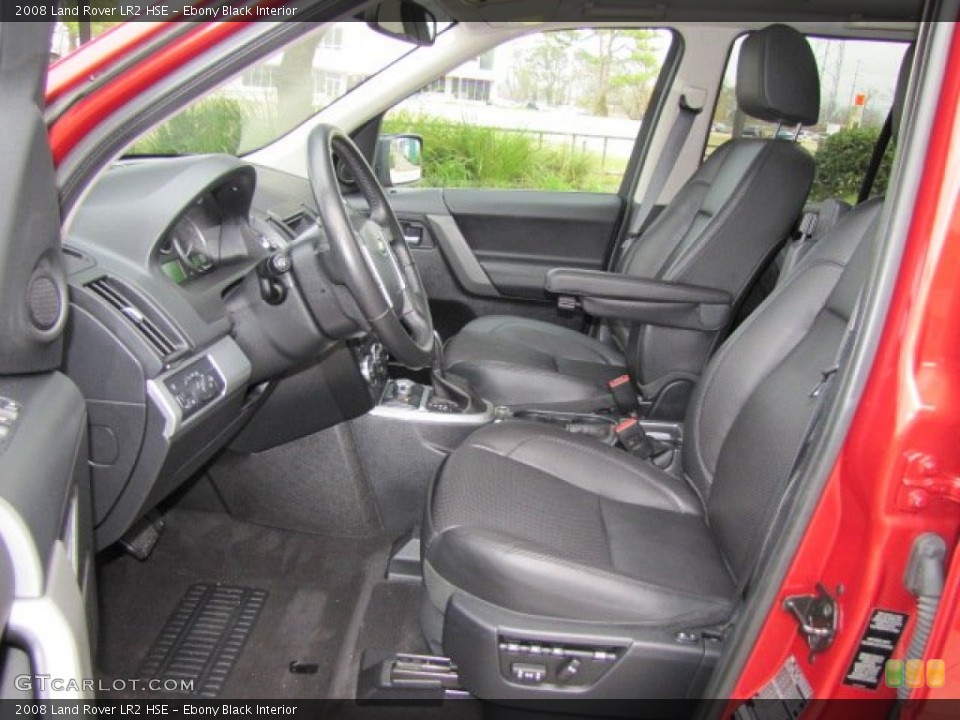 Ebony Black Interior Front Seat for the 2008 Land Rover LR2 HSE #75940205