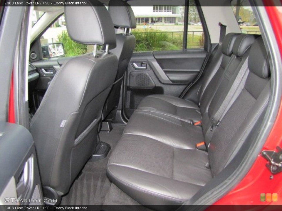 Ebony Black Interior Rear Seat for the 2008 Land Rover LR2 HSE #75940249